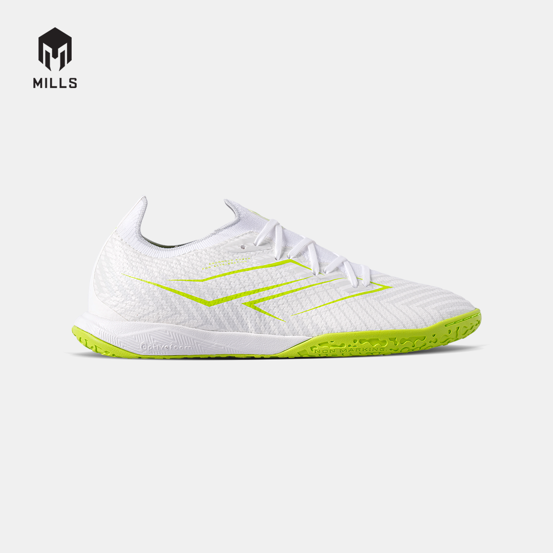 MILLS SEPATU FUTSAL XYCLOPS HELIOS PRIME IN WHITE/NEON.GREEN 9405804