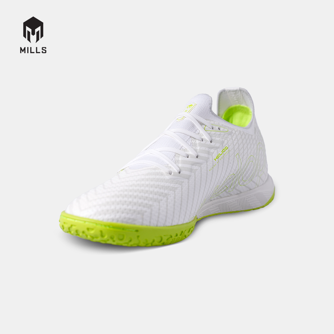 MILLS SEPATU FUTSAL XYCLOPS HELIOS PRIME IN WHITE/NEON.GREEN 9405804