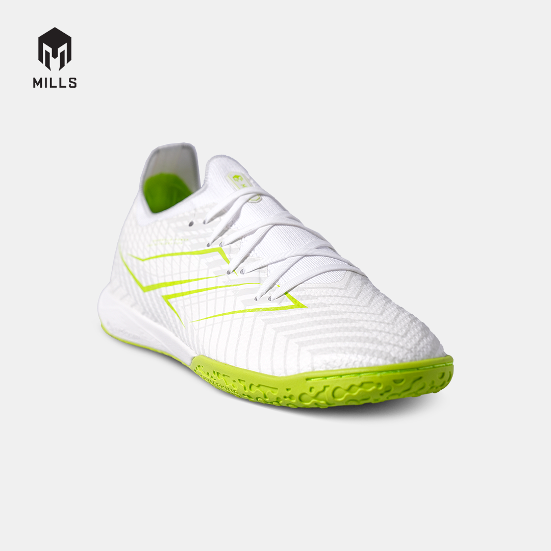 MILLS SEPATU FUTSAL XYCLOPS HELIOS PRIME IN WHITE/NEON.GREEN 9405804