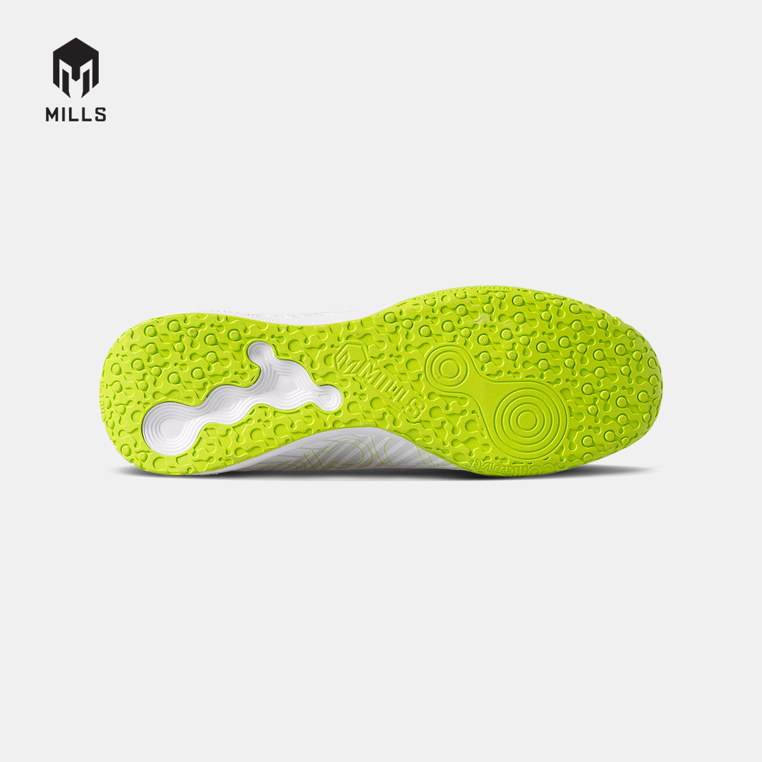MILLS SEPATU FUTSAL XYCLOPS HELIOS PRIME IN WHITE/NEON.GREEN 9405804