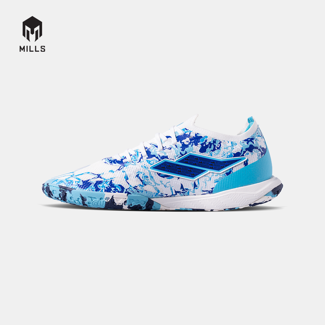 MILLS SEPATU FUTSAL XYCLOPS KALDERA CHROME IN WHITE/NAVY/LT.BLUE 9406102