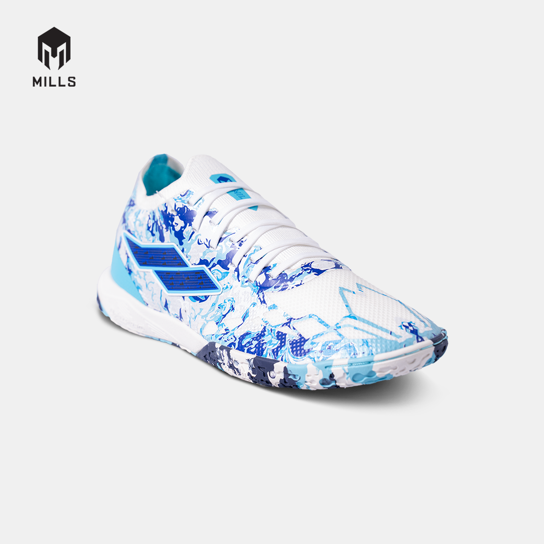 MILLS SEPATU FUTSAL XYCLOPS KALDERA CHROME IN WHITE/NAVY/LT.BLUE 9406102