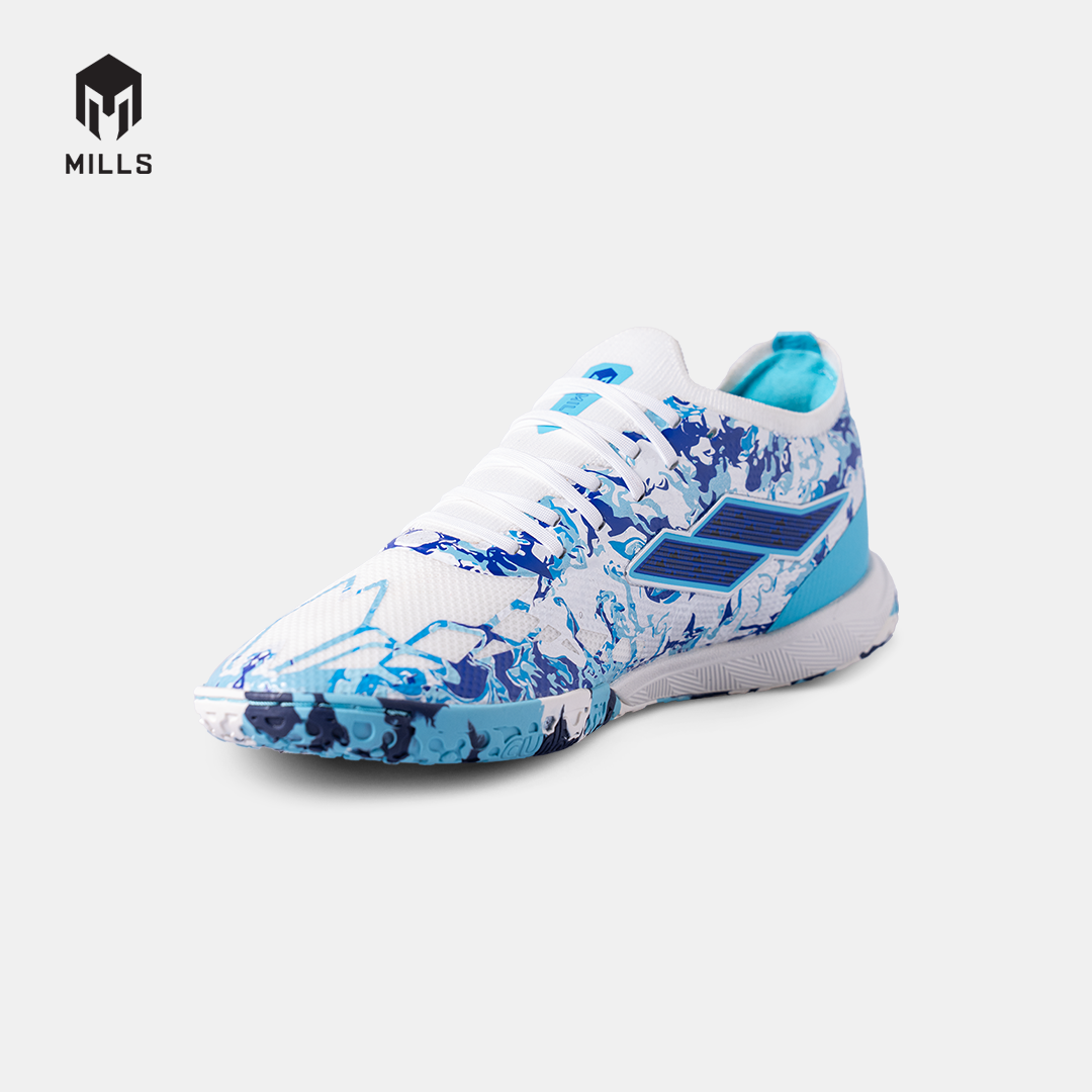 MILLS SEPATU FUTSAL XYCLOPS KALDERA CHROME IN WHITE/NAVY/LT.BLUE 9406102