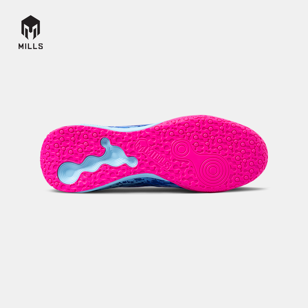 MILLS Sepatu Futsal Xyclops Speedfreak 1.2 Prime IN Prussian.Blue/Pink/Sky.Blue 9406002