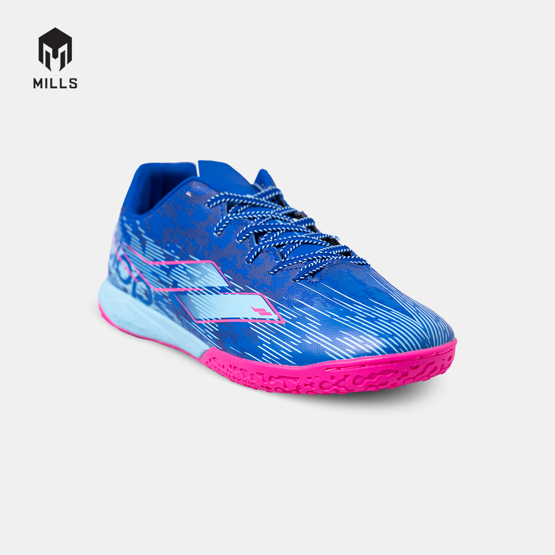 MILLS Sepatu Futsal Xyclops Speedfreak 1.2 Prime IN Prussian.Blue/Pink/Sky.Blue 9406002