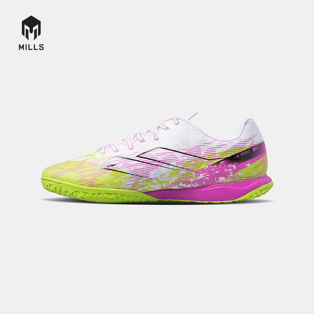MILLS Sepatu Futsal Xyclops Speedfreak 1.2 Prime IN White/Lime.Green/Pink 9406004