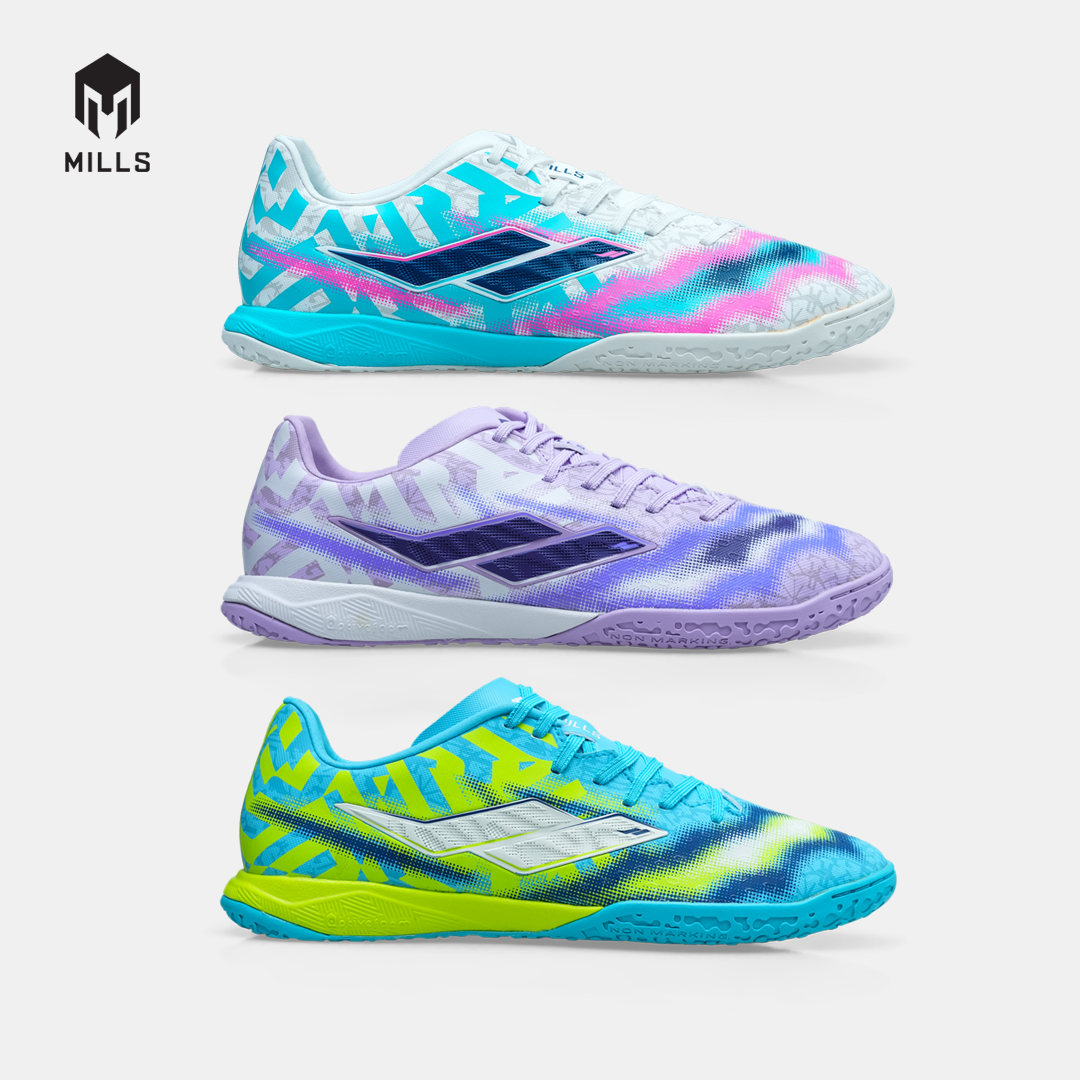MILLS SEPATU FUTSAL XYCLOPS STRIKEBLAST PRIME IN TOSCA.BLUE/LIME.GREEN /WHITE 9406203