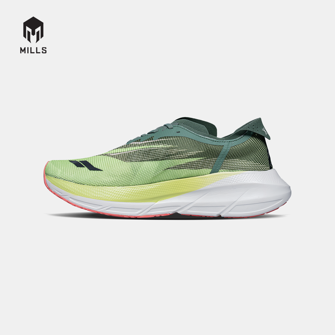 MILLS SEPATU LARI RUNNING SHOES ENERMAX CUSHION M3 OLIVE/LIME.GREEN/OFF.WHITE 9104202