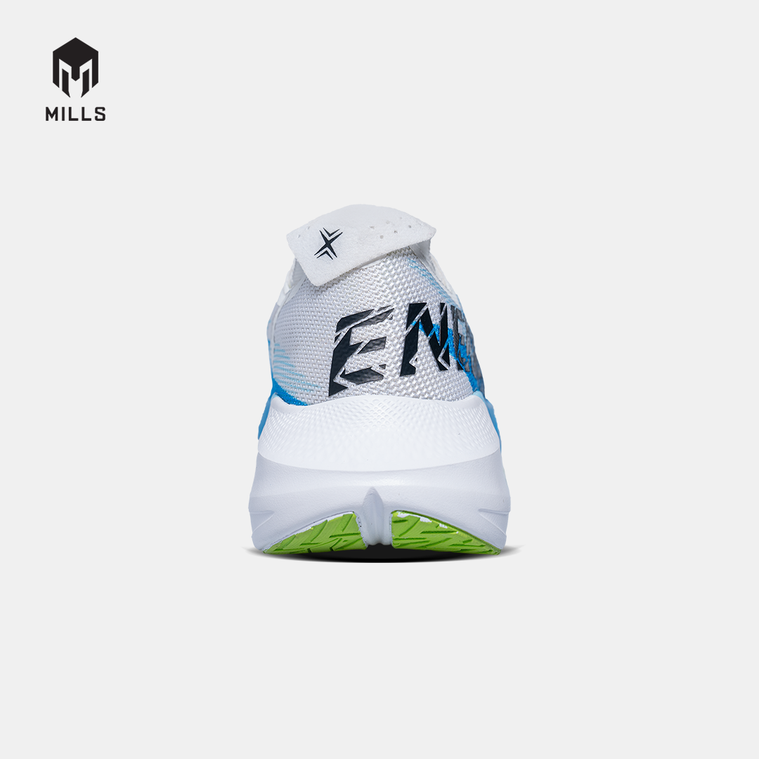 MILLS SEPATU LARI RUNNING SHOES ENERMAX CUSHION M3 WHITE/BLUE/LIME.GREEN 9104203