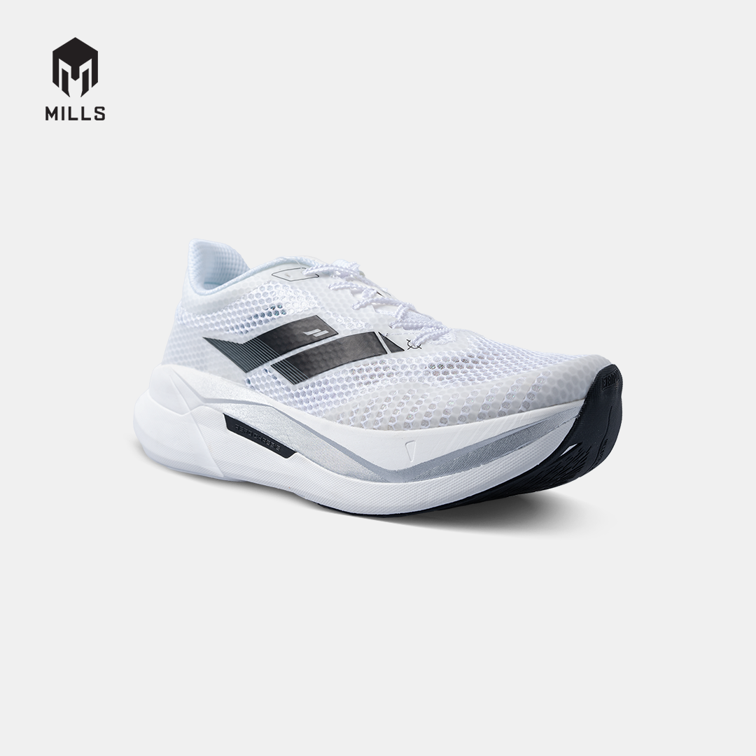 MILLS SEPATU LARI RUNNING SHOES ENERPRO ZENITH WHITE/BLACK 9104503