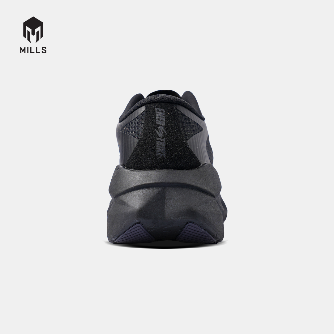 MILLS SEPATU LARI RUNNING SHOES ENERSTRIKE BLITZ ALL BLACK 9104111