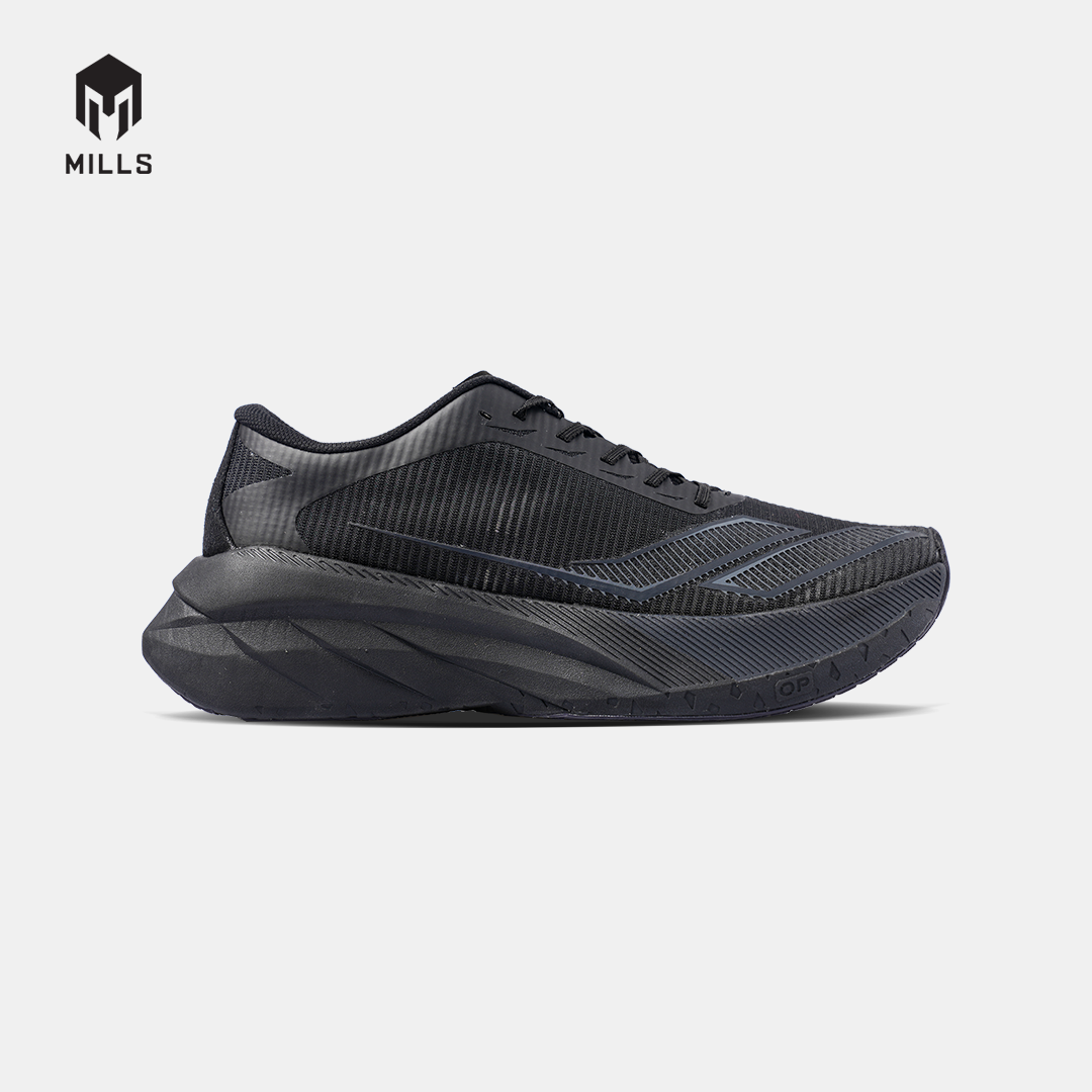 MILLS SEPATU LARI RUNNING SHOES ENERSTRIKE BLITZ ALL BLACK 9104111