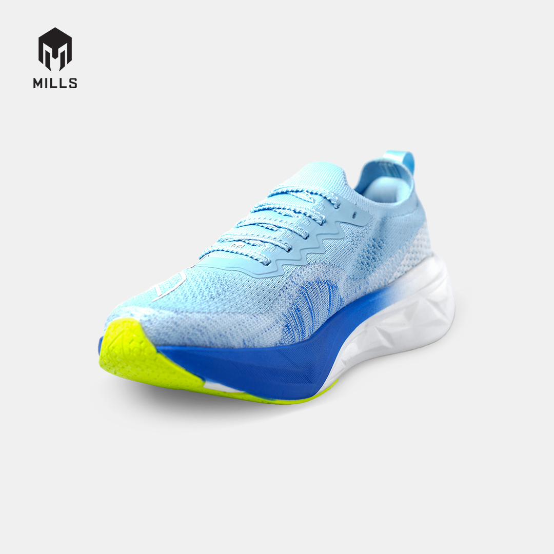 MILLS SEPATU LARI RUNNING SHOES ENERSTRIKE FLY M2 BLUE/WHITE/NEON 9105207