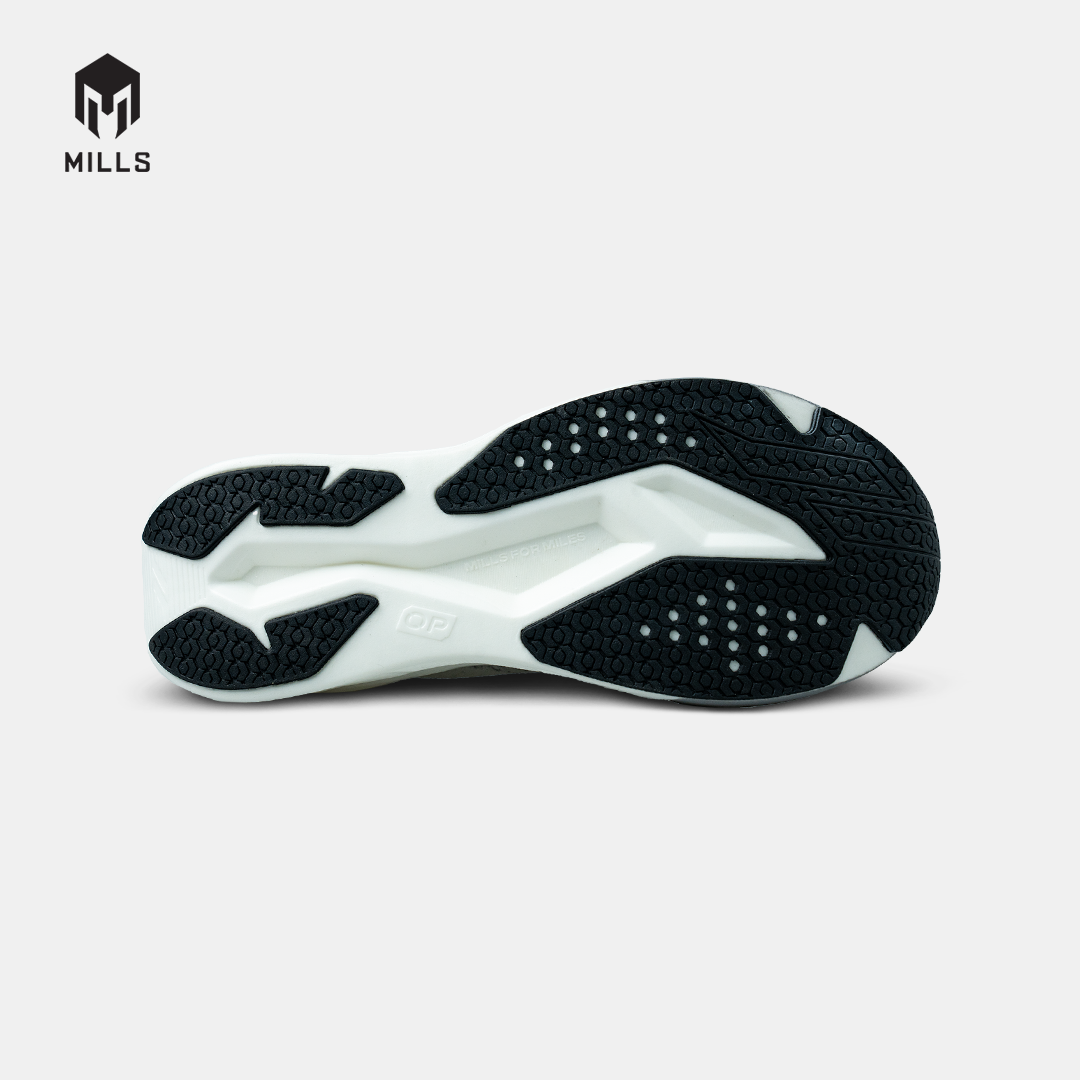 MILLS SEPATU LARI RUNNING SHOES ENERSTRIKE FLY M2 WHITE/BLACK 9105203