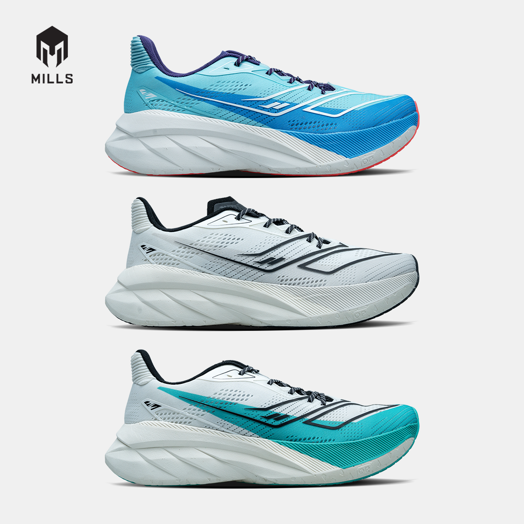 MILLS SEPATU LARI RUNNING SHOES ENERSTRIKE HYPER WHITE/BROKEN.WHITE 9105603