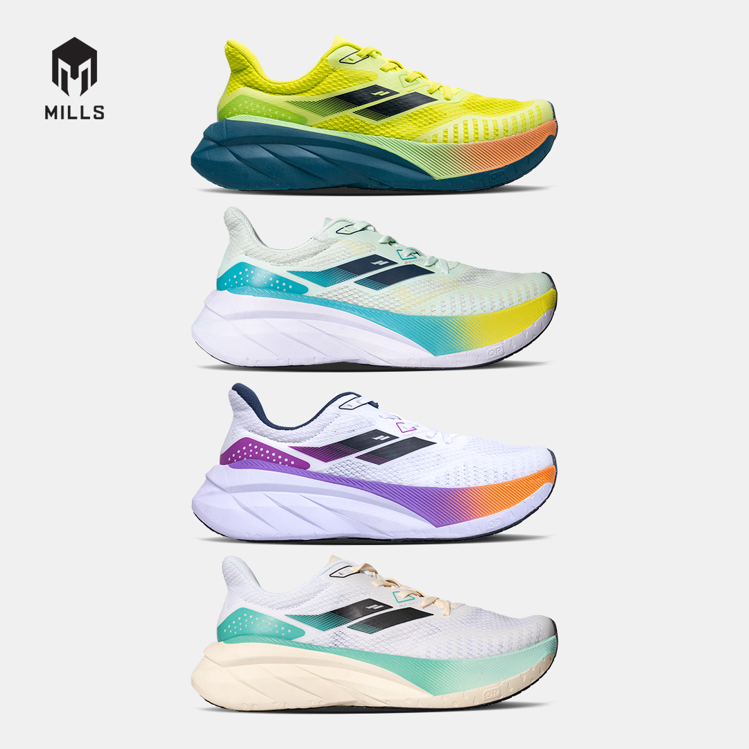 MILLS SEPATU LARI RUNNING SHOES ENERSTRIKE ZENITH LEMON/DK.PINE/ORANGE 9104301