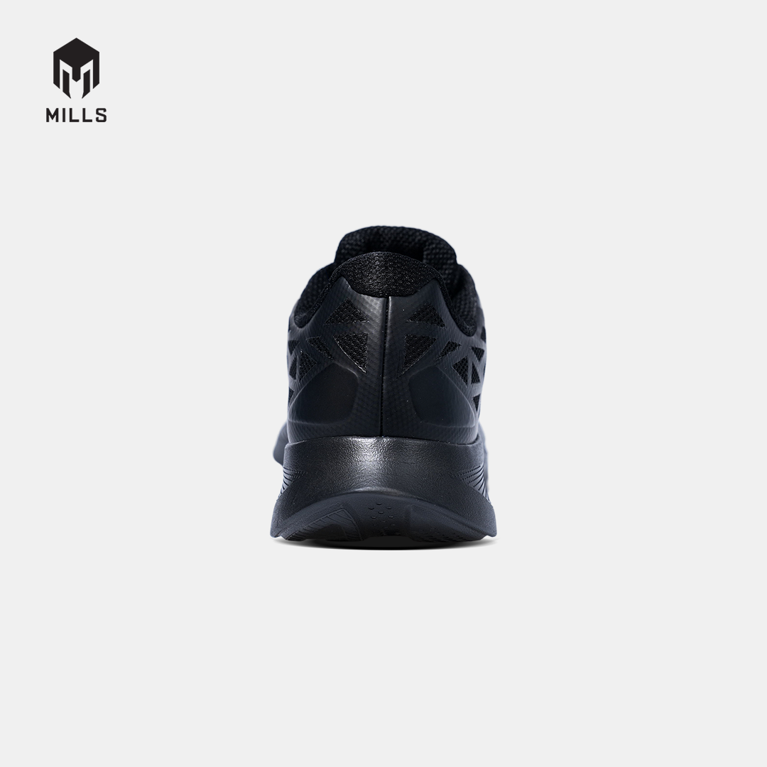 MILLS SEPATU LARI RUNNING SHOES SONIC ALL BLACK 9106301