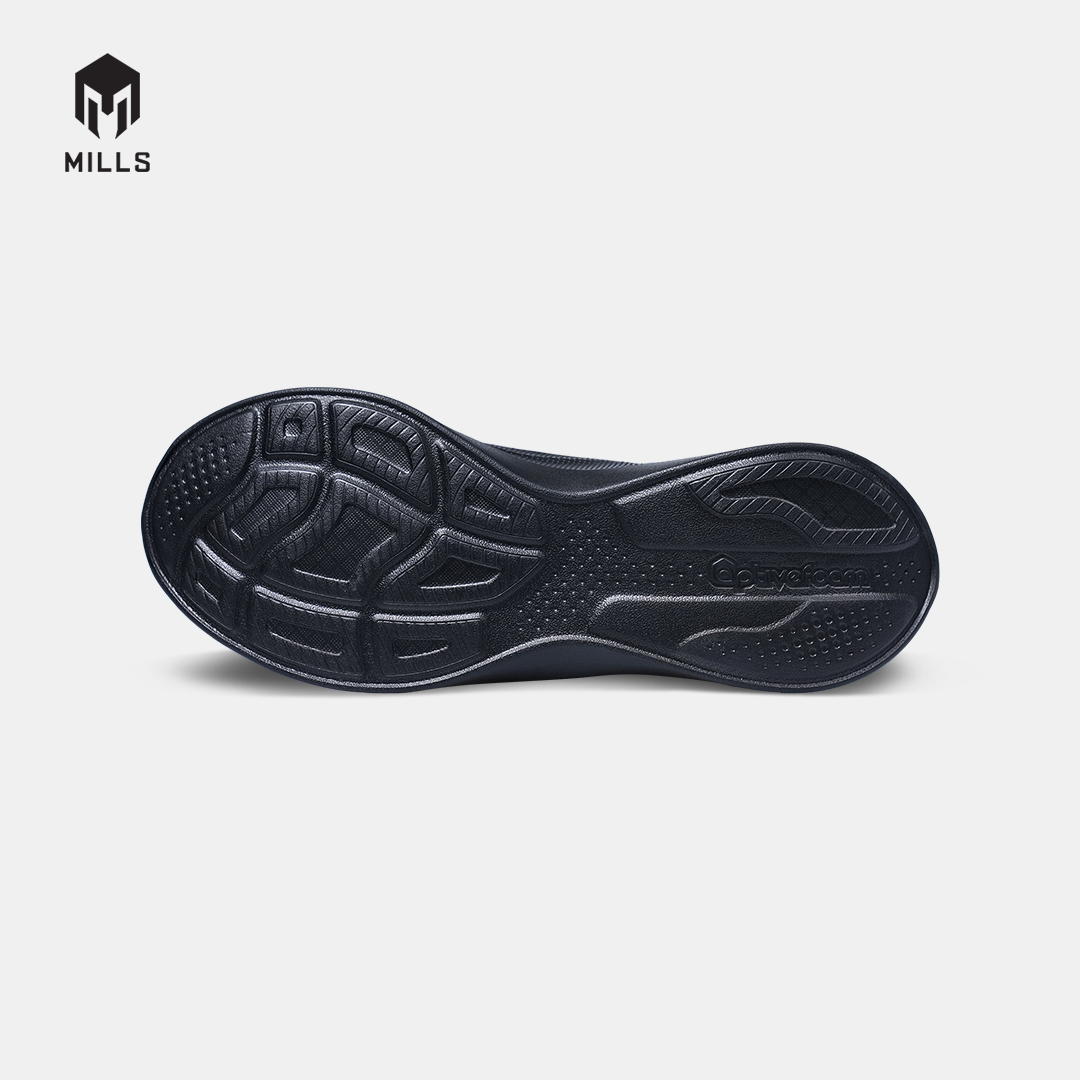 MILLS SEPATU LARI RUNNING SHOES SONIC ALL BLACK 9106301
