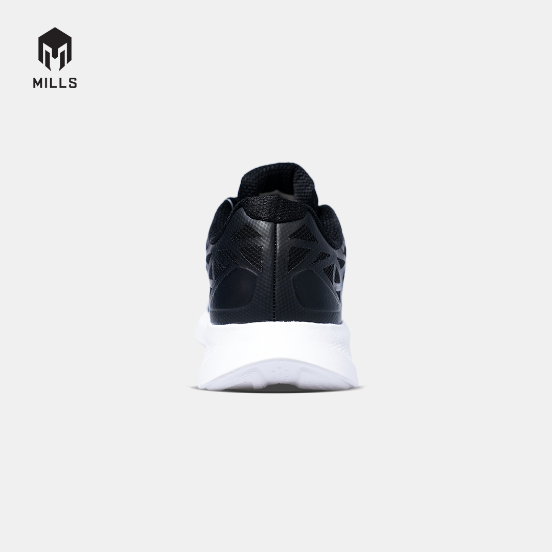 MILLS SEPATU LARI RUNNING SHOES SONIC BLACK/WHITE 9106303