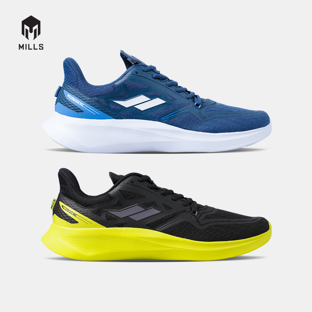 MILLS SEPATU LARI RUNNING SHOES OMEGA M2 NAVY/BLUE/WHITE 9106201