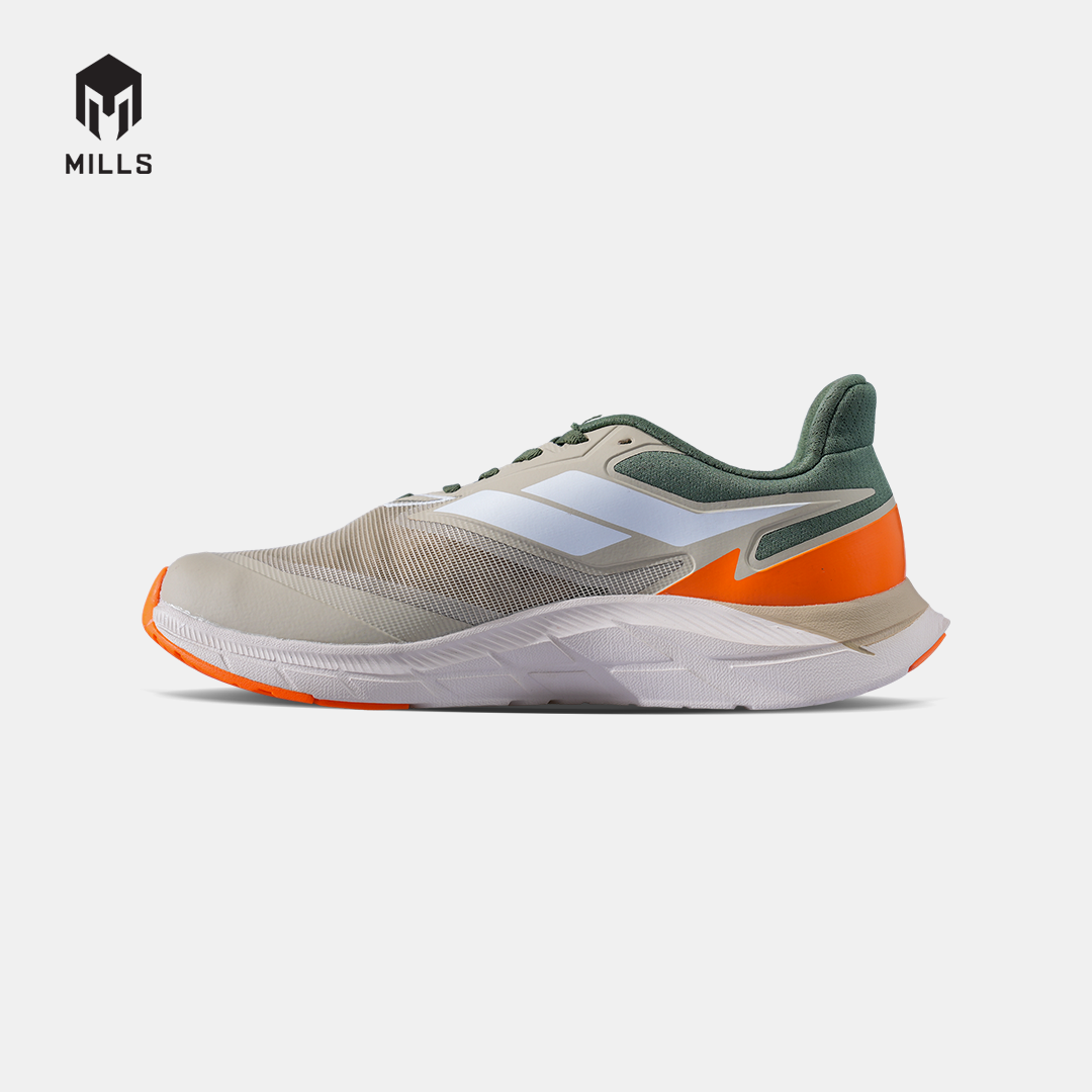 MILLS SEPATU LARI RUNNING SHOES TREXIMO SAGA M3 KHAKI/OFF WHITE/PEEL ORANGE 9106109