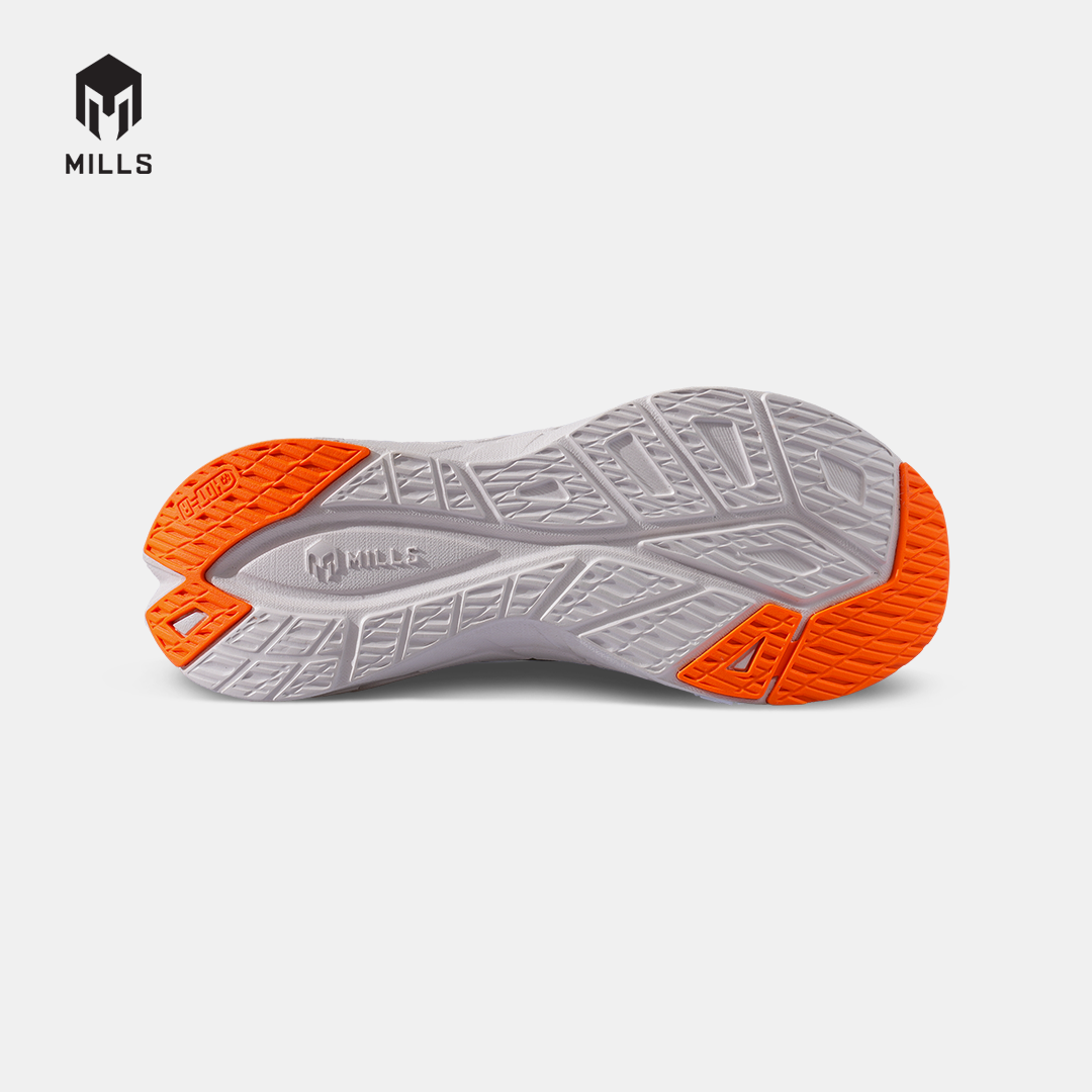 MILLS SEPATU LARI RUNNING SHOES TREXIMO SAGA M3 KHAKI/OFF WHITE/PEEL ORANGE 9106109