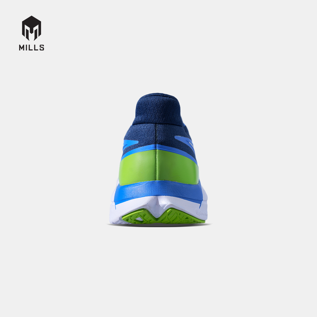 MILLS SEPATU LARI RUNNING SHOES TREXIMO SAGA M3 MARINA BLUE/WHITE/LIME GREEN 9106107