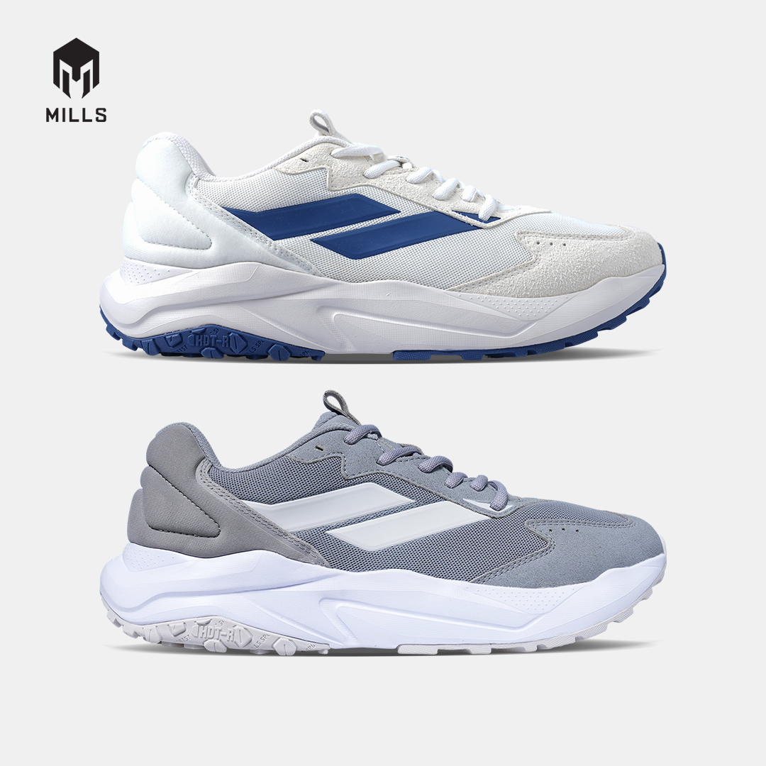 MILLS SEPATU LIFESTYLE REVOLT EDGE GREY/WHITE 9702108