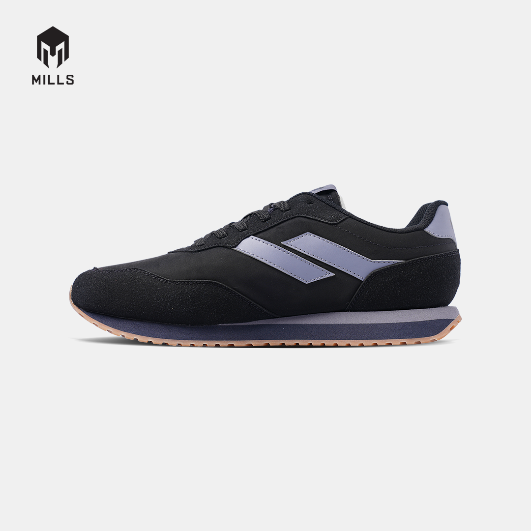 MILLS SEPATU LIFESTYLE TRIPOLI STAR BLACK/DK.GREY/GUM 9701413