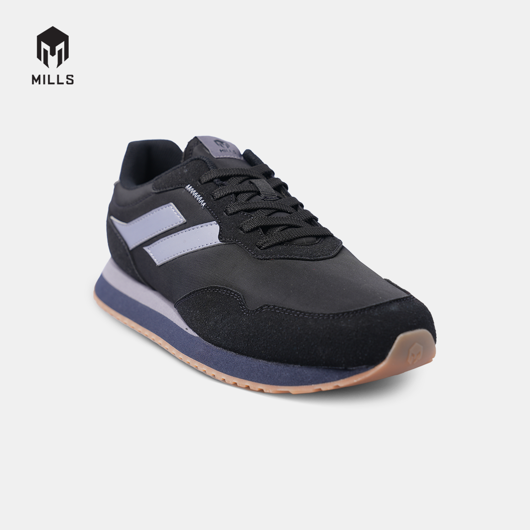 MILLS SEPATU LIFESTYLE TRIPOLI STAR BLACK/DK.GREY/GUM 9701413