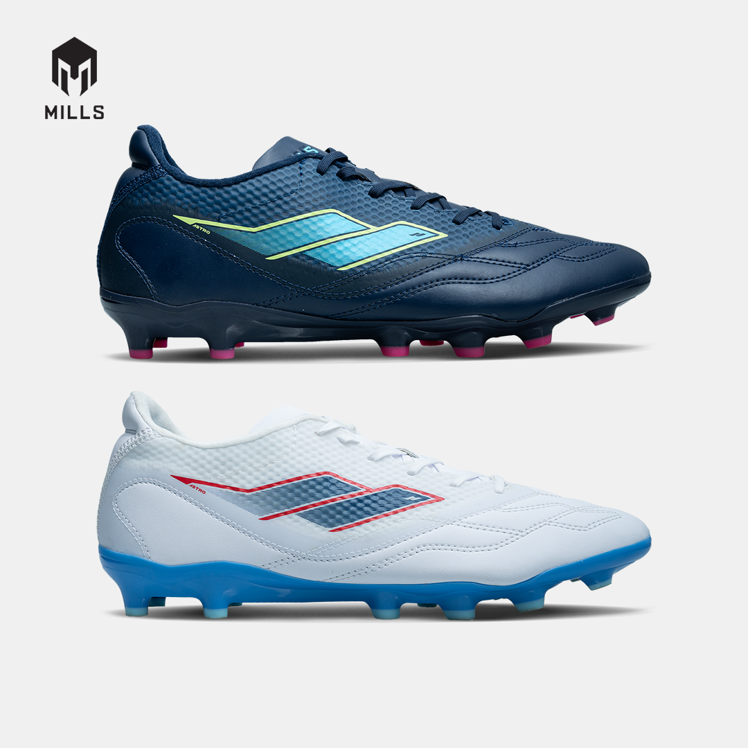 MILLS SEPATU SEPAKBOLA ASTRO SPARTAN M2 PRIME FG WHITE/OCEAN BLUE/NAVY 9301704