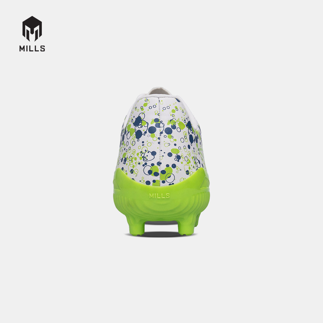 MILLS SEPATU SEPAKBOLA OXY FG JR WHITE/LT.GREEN 9201107