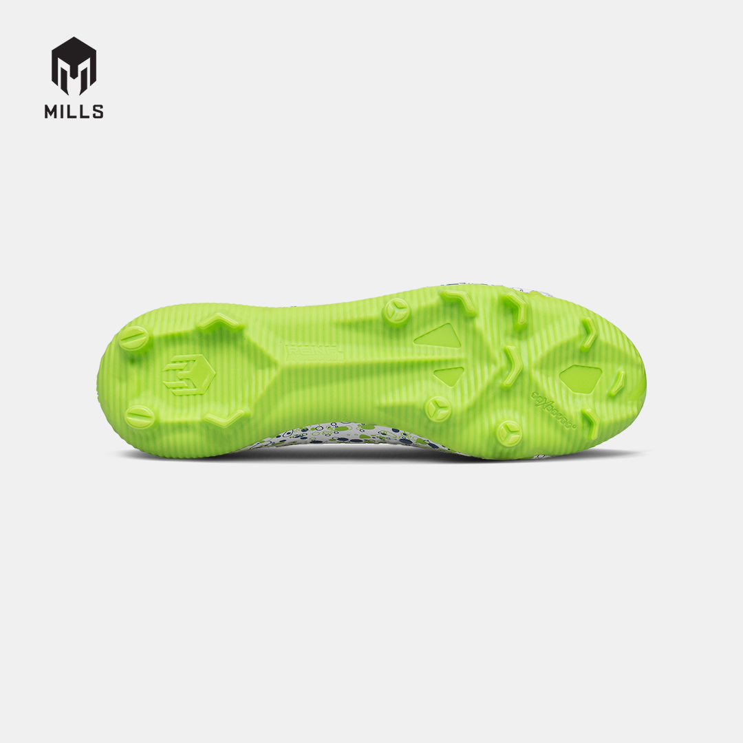 MILLS SEPATU SEPAKBOLA OXY FG JR WHITE/LT.GREEN 9201107