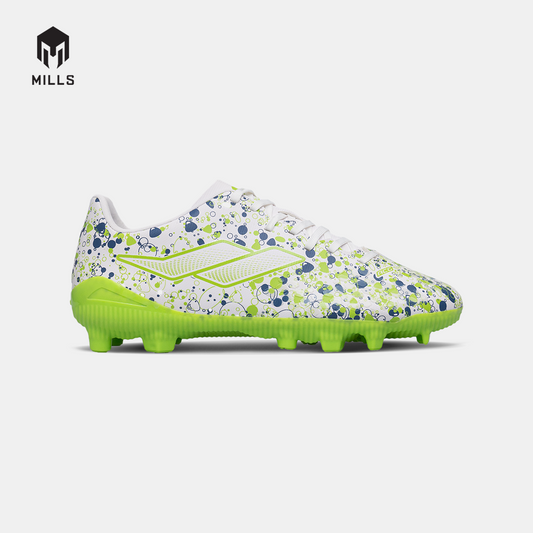 MILLS SEPATU SEPAKBOLA OXY FG JR WHITE/LT.GREEN 9201107