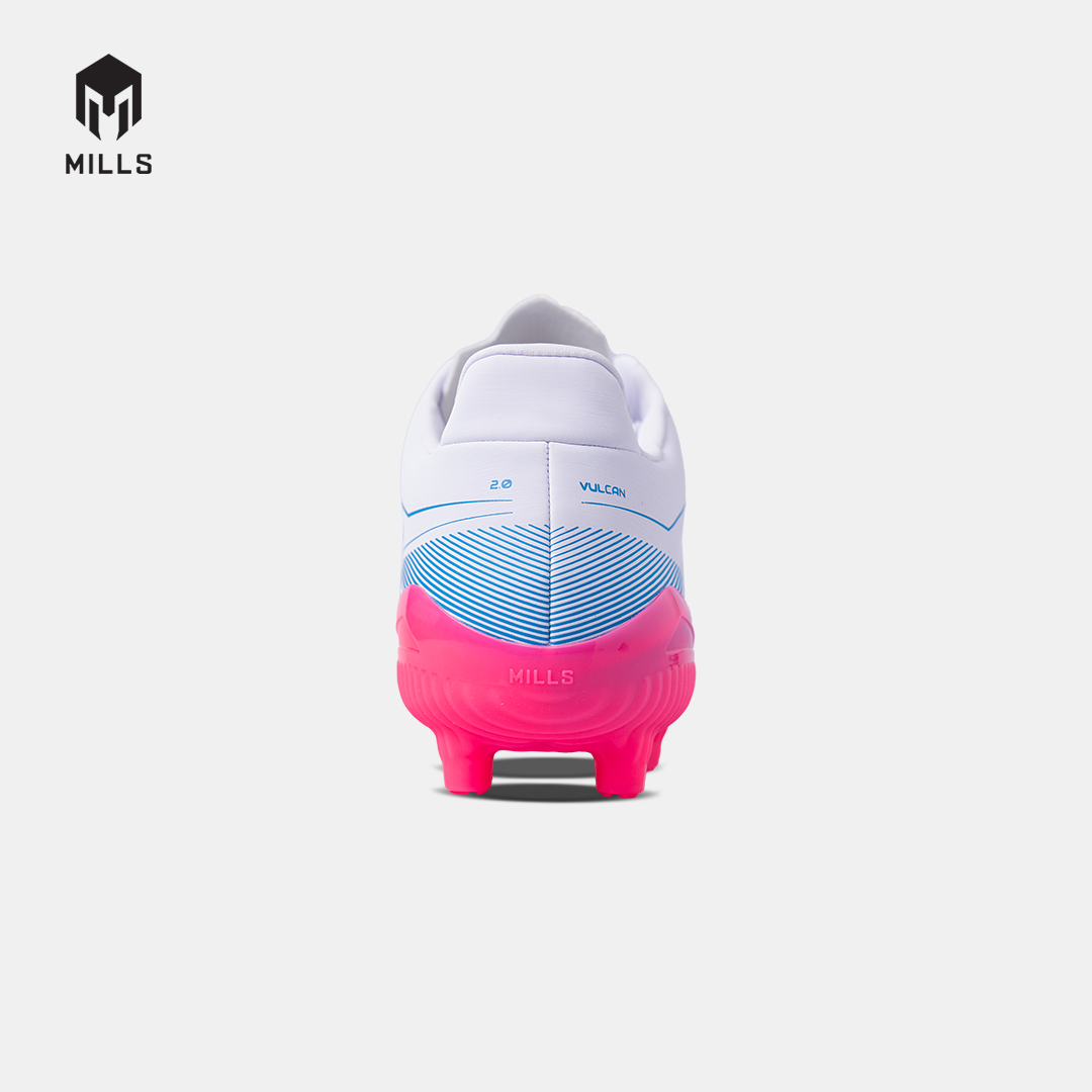 MILLS SEPATU SEPAKBOLA VULCAN 2.0 FG JR WHITE/BLUE/MAGENTA 9203303