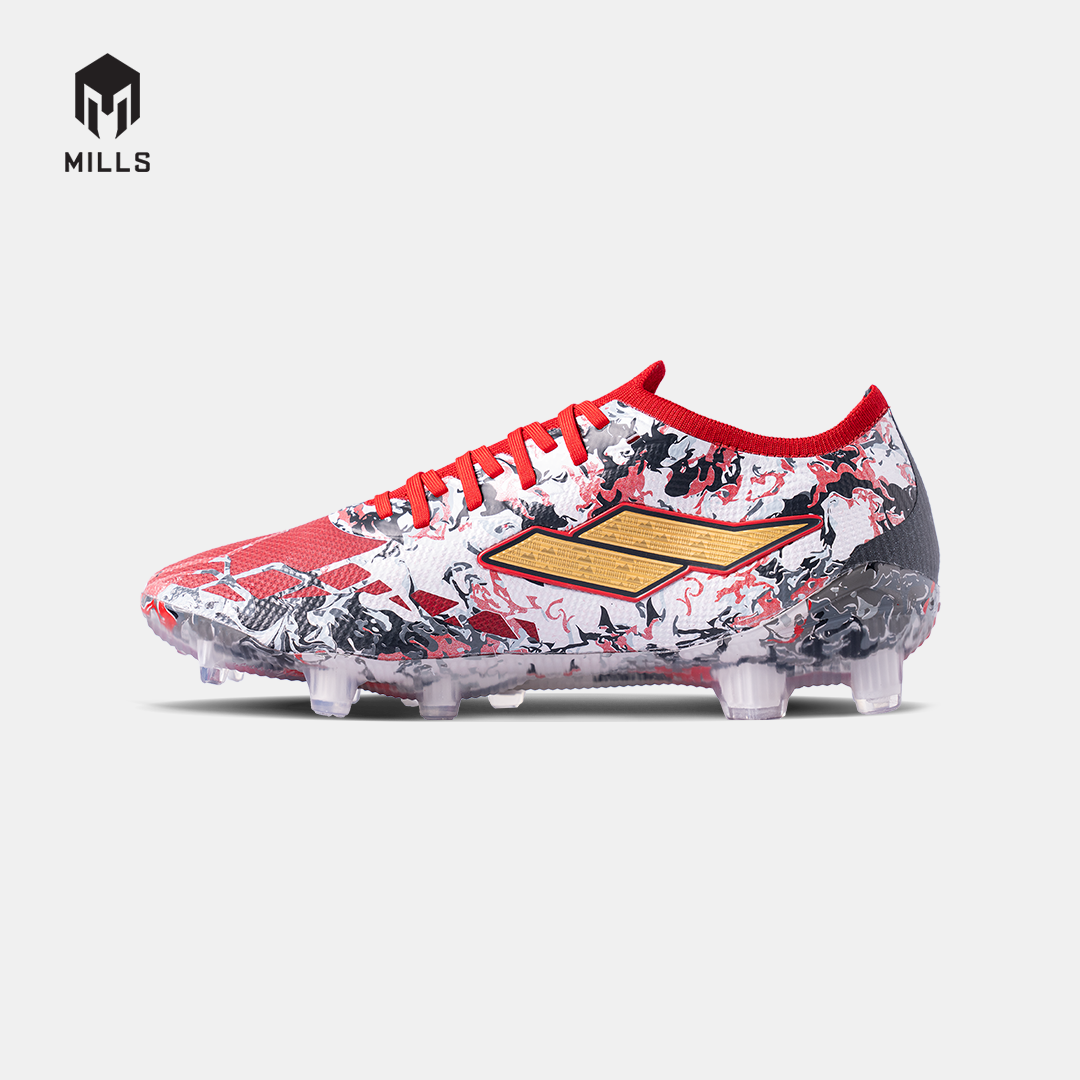 MILLS SEPATU SEPAKBOLA XYCLOPS KALDERA CHROME FG BLACK/RED/GOLD 9306101
