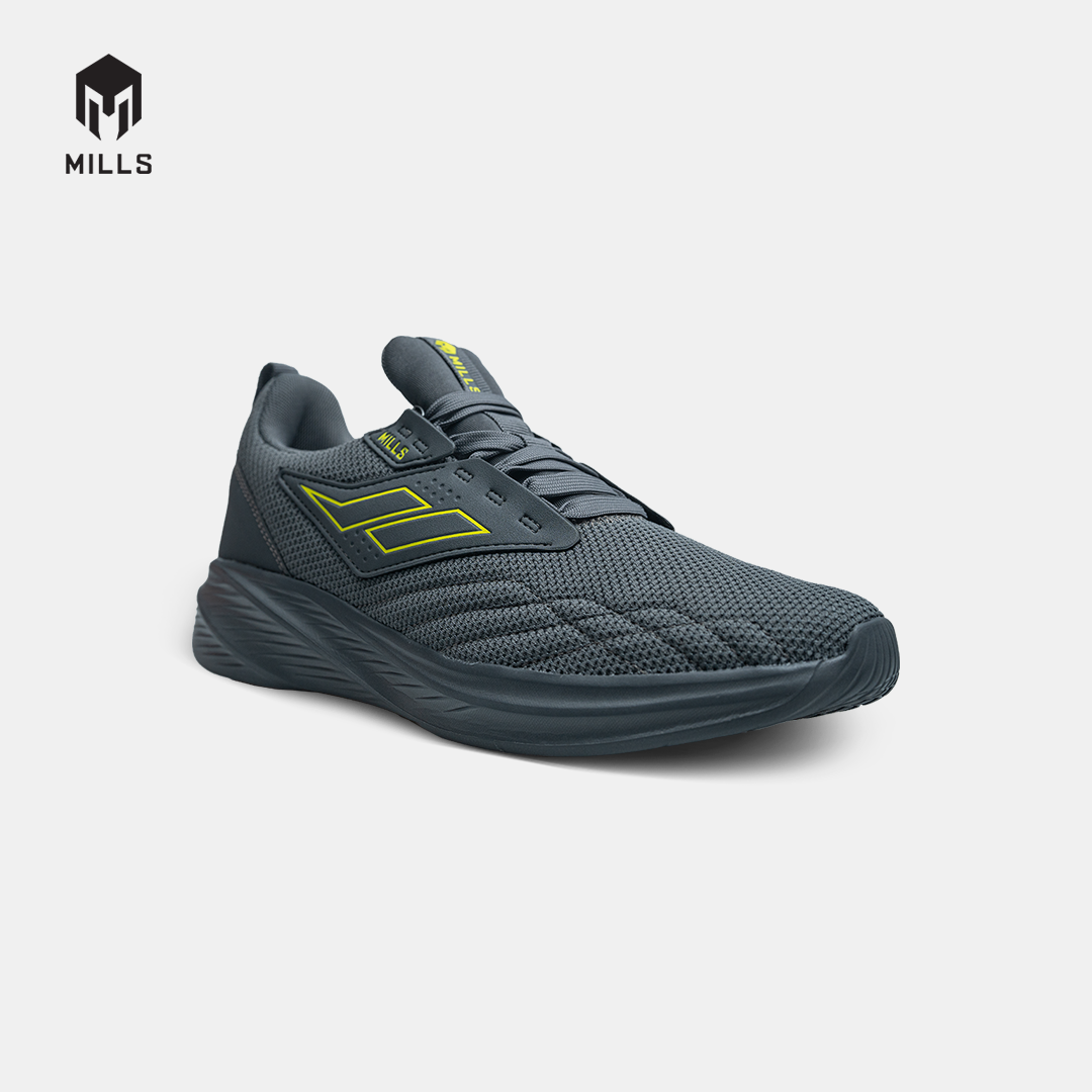 MILLS Sepatu Sportage CL Dk.Grey / Yellow 9701004