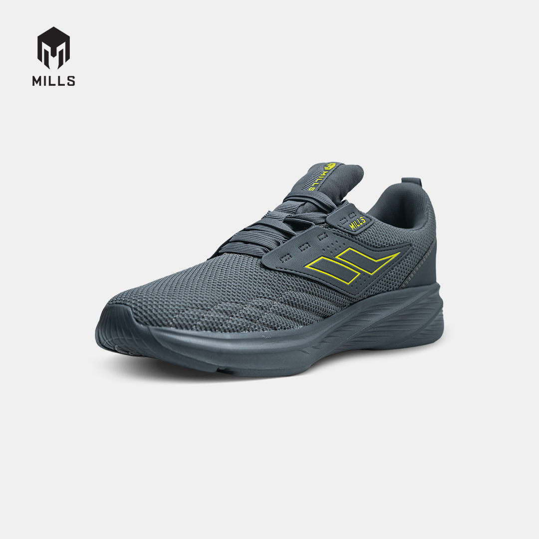MILLS Sepatu Sportage CL Dk.Grey / Yellow 9701004