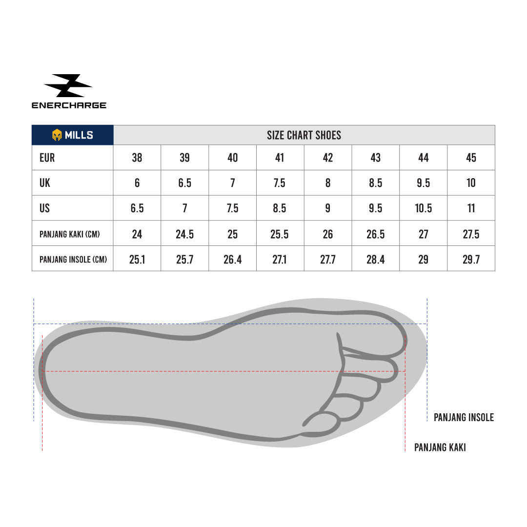 MILLS SEPATU LARI RUNNING SHOES ENERCHARGE M1 WHITE/RED/HOT CORAL 9105310