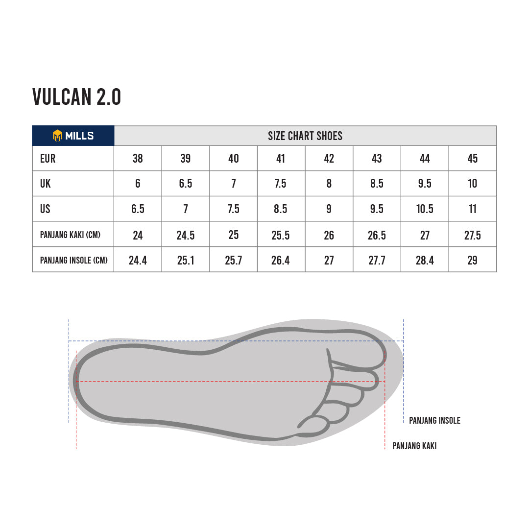 MILLS SEPATU SEPAKBOLA VULCAN 2.0 FG BLACK/SILVER/NEON 9303305