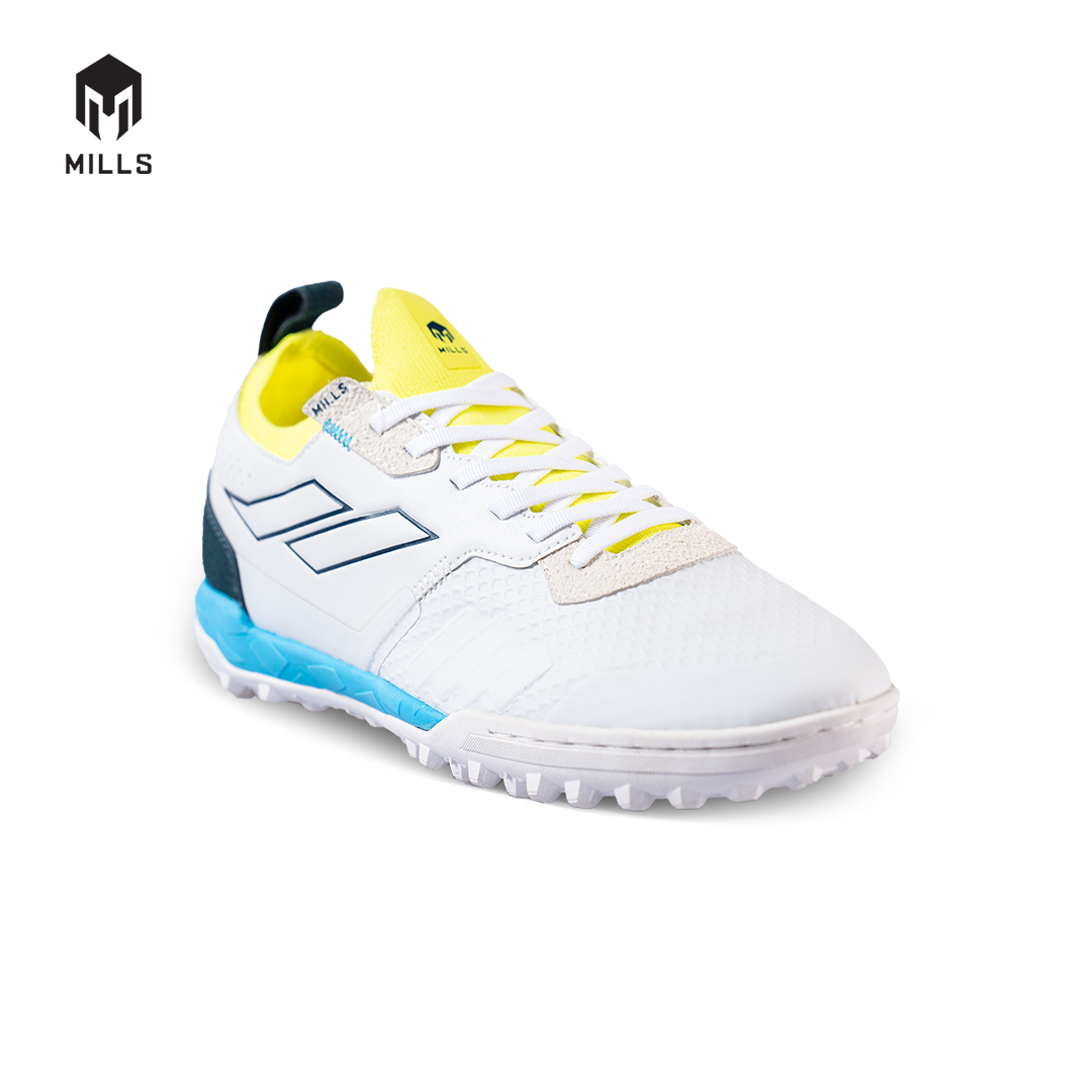 MILLS Sepatu Futsal Voltasala Pro Nemesis Turf Neon / White / Ocean Blue 9001503