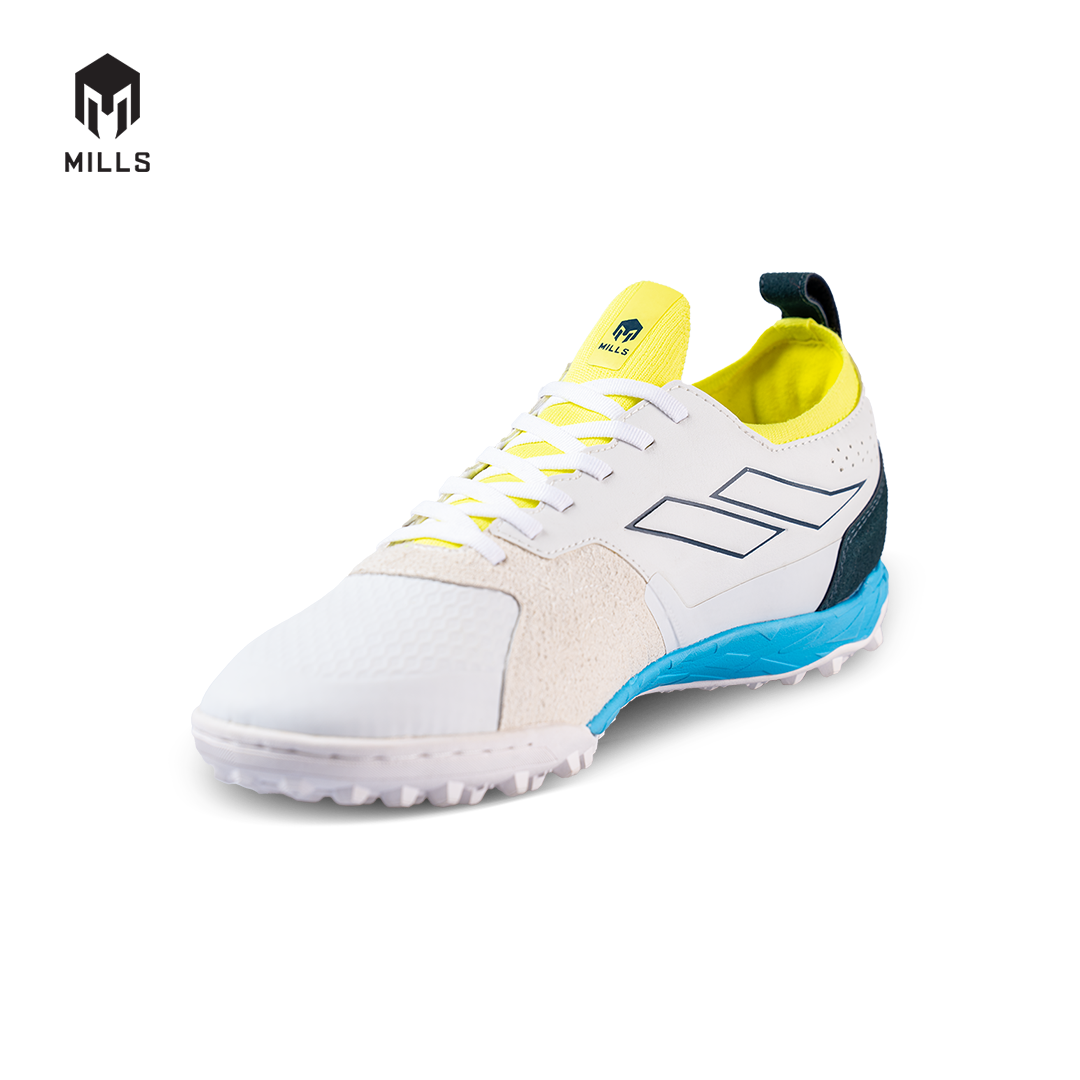 MILLS Sepatu Futsal Voltasala Pro Nemesis Turf Neon / White / Ocean Blue 9001503