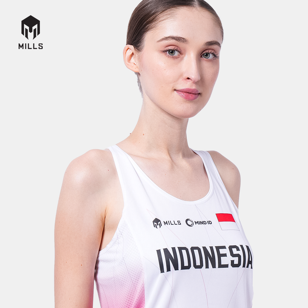 MILLS PASI AWAY RUNNING TANK TOP WOMEN WHITE 01100015