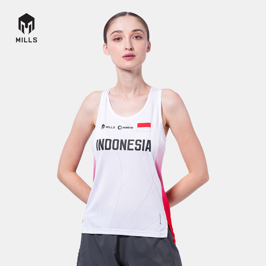 MILLS PASI AWAY RUNNING TANK TOP WOMEN WHITE 01100015