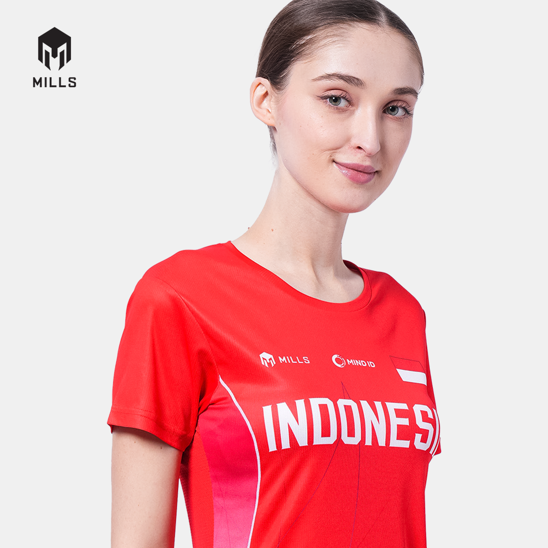 MILLS PASI HOME RUNNING T-SHIRT WOMEN RED 00100015