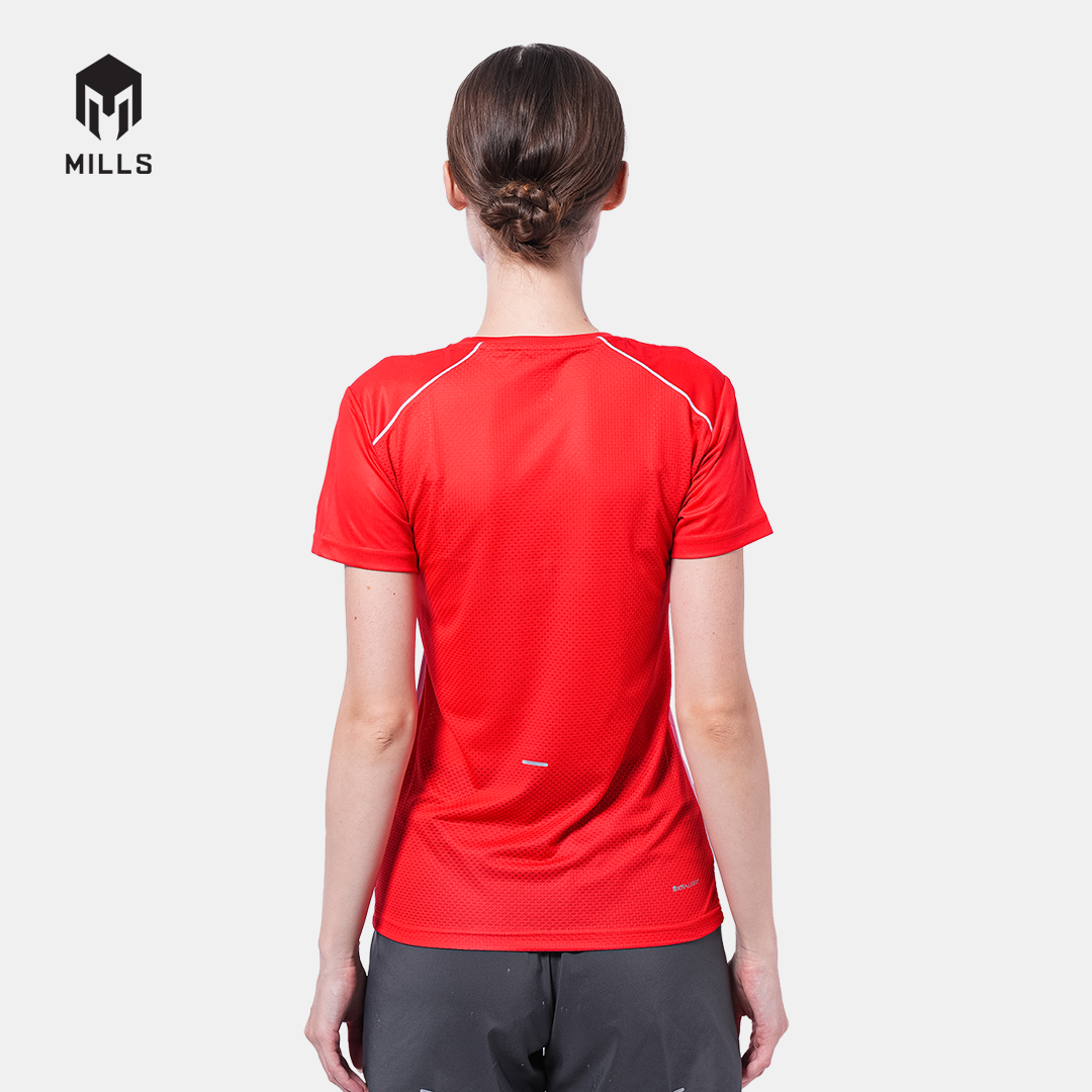 MILLS PASI HOME RUNNING T-SHIRT WOMEN RED 00100015