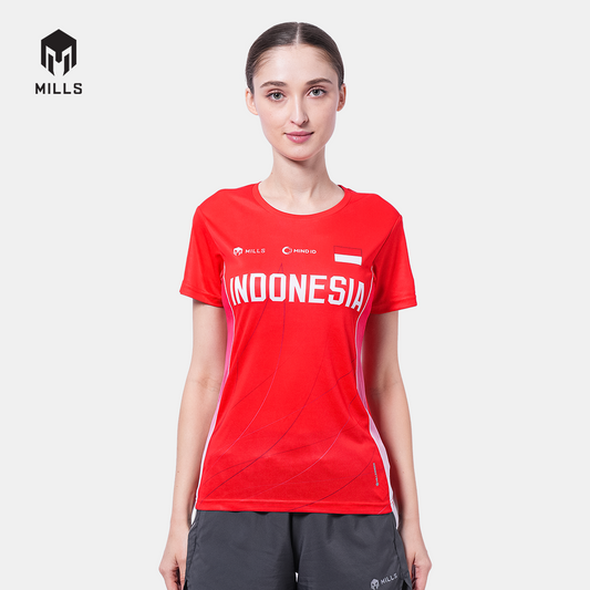 MILLS PASI HOME RUNNING T-SHIRT WOMEN RED 00100015