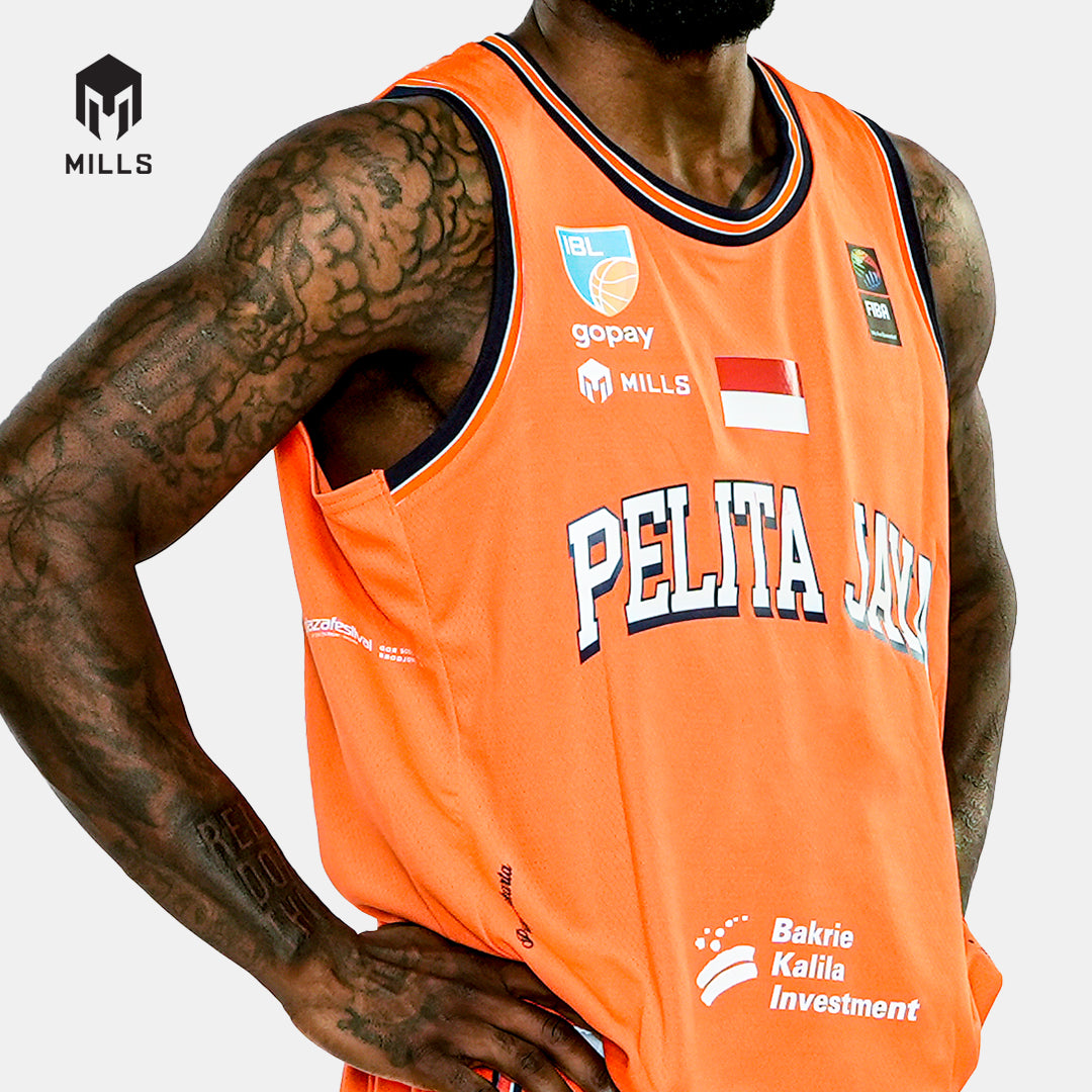 MILLS PELITA JAYA ALTERNATIVE BASKETBALL JERSEY ORANGE 26026PJ