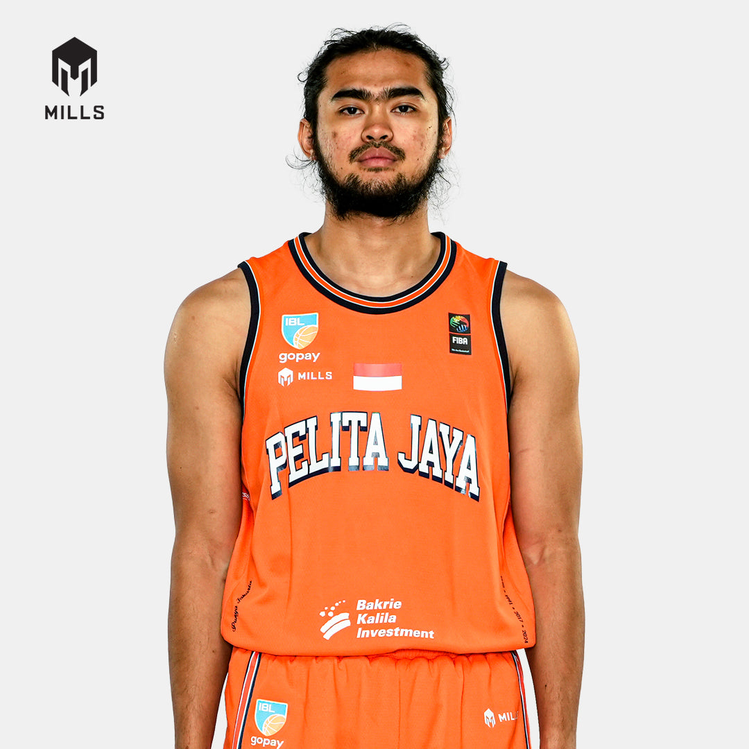 MILLS PELITA JAYA ALTERNATIVE BASKETBALL JERSEY ORANGE 26026PJ