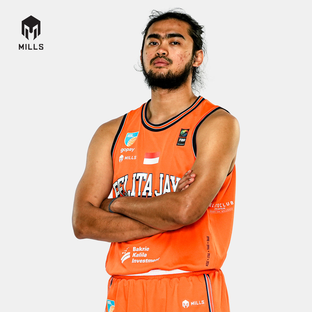 MILLS PELITA JAYA ALTERNATIVE BASKETBALL JERSEY ORANGE 26026PJ